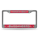 Cute License Plate Frames Buccaneers Bling Chrome Frame