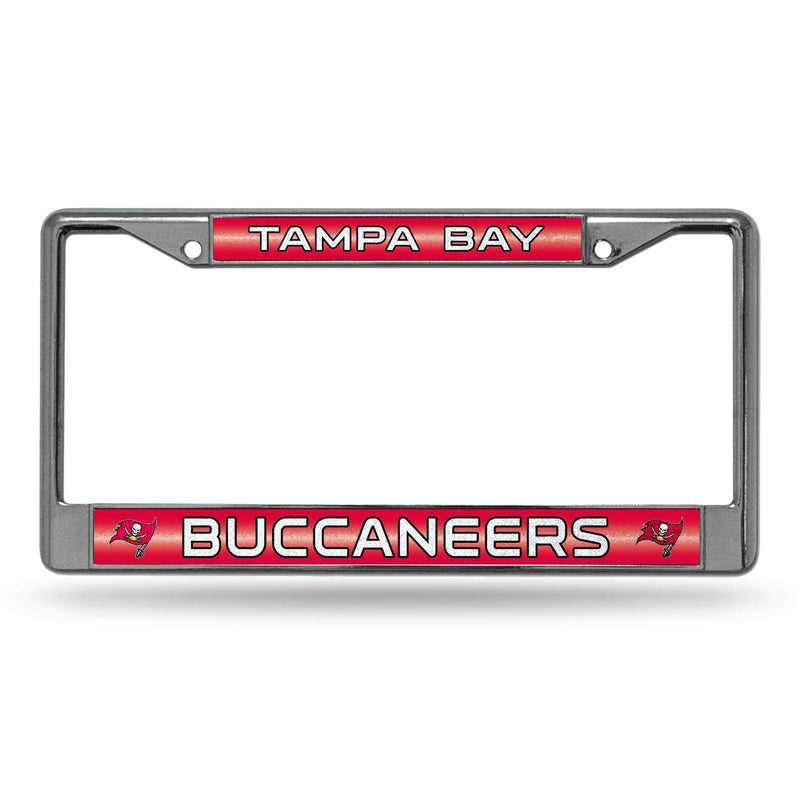 Cute License Plate Frames Buccaneers Bling Chrome Frame