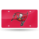 NFL Buccaneers Flag W/Sword Laser (Red Mirror)