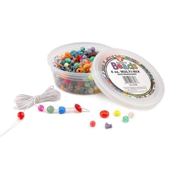 BUCKET O BEADS 4OZ MULTI-MIX-Arts & Crafts-JadeMoghul Inc.