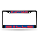 Cadillac License Plate Frame Buffalo Bills Black Laser Chrome Frame