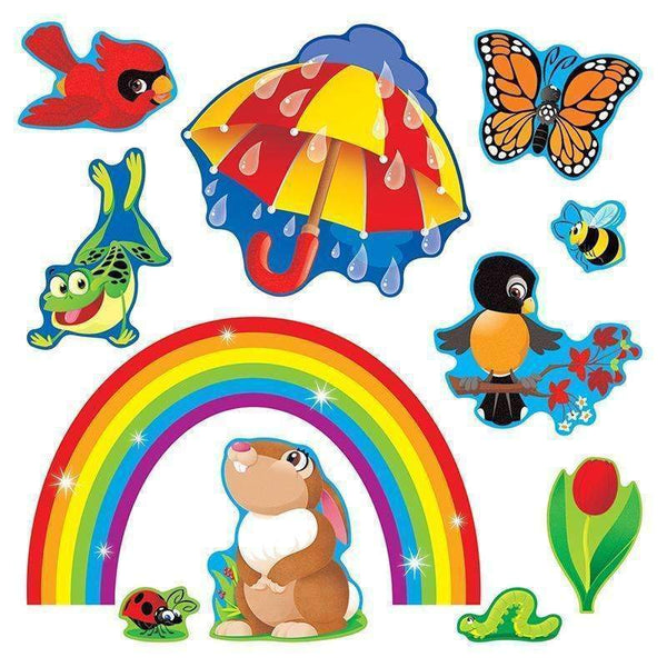 BULLETIN BOARD SET SPRING THINGS-Learning Materials-JadeMoghul Inc.