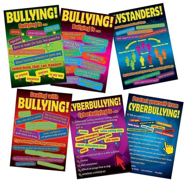 BULLYING IN A CYBER WORLD POSTER-Learning Materials-JadeMoghul Inc.