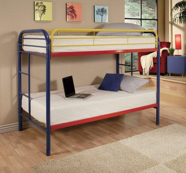 Thomas Twin/Twin Bunk Bed, Rainbow