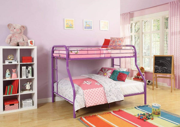 Tritan Twin/Full Bunk Bed, Purple