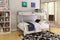 Tritan Twin/Full Bunk Bed, Silver