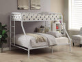Tritan Twin XL/Queen Bunk Bed, White