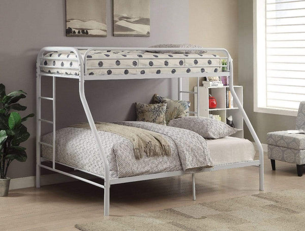 Tritan Twin XL/Queen Bunk Bed, White
