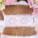 Burlap Wrap by the Roll - Wide Ivory (Pack of 1)-Favor-JadeMoghul Inc.