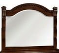 Burleigh Transitional Style Mirror , Cherry-Makeup Mirrors-Cherry-Wood Glass-JadeMoghul Inc.