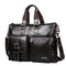 Business Bag for Men Genuine Leather Shoulder Bag Luxury Travel 15 Inch Briefcase Laptop-Black-Russian Federation-JadeMoghul Inc.