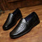 Business Casual Leather Shoes / Classic Round Toe Comfortable Shoes-Black-6-JadeMoghul Inc.