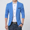 Business Casual Men Blazer / Professional Formal Wedding Dress-SkyBlue-M-JadeMoghul Inc.