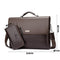 Business Men Briefcase Bag - Leather Black Luxury Designer Laptop Bag Office Large Capacity Briefcase-brown-China-JadeMoghul Inc.