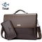 Business Men Briefcase Bag - Leather Black Luxury Designer Laptop Bag Office Large Capacity Briefcase-brown-China-JadeMoghul Inc.