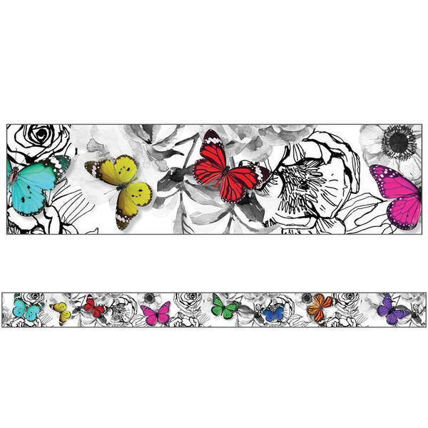 BUTTERFLIES STRAIGHT BORDERS-Learning Materials-JadeMoghul Inc.