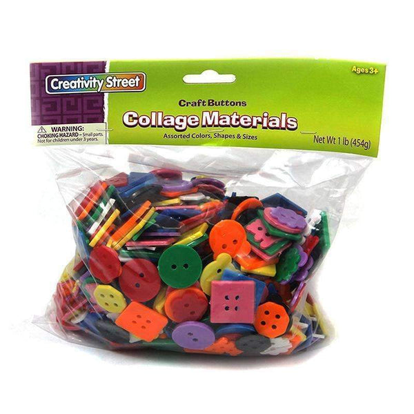 BUTTONS 1LB BAG ASST COLORS & SIZES-Arts & Crafts-JadeMoghul Inc.
