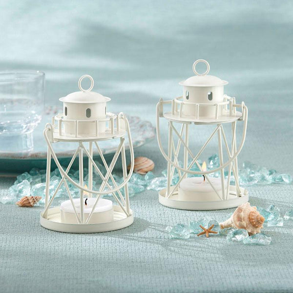 "By the Sea" Lighthouse Tea Light Holder-Boy Wedding / Ring bearer-JadeMoghul Inc.