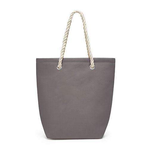 Cabana Tote - Gray (Pack of 1)-Personalized Gifts for Women-JadeMoghul Inc.