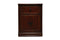 Transitional Style Wooden File Cabinet with Two Spacious Drawers, Brown