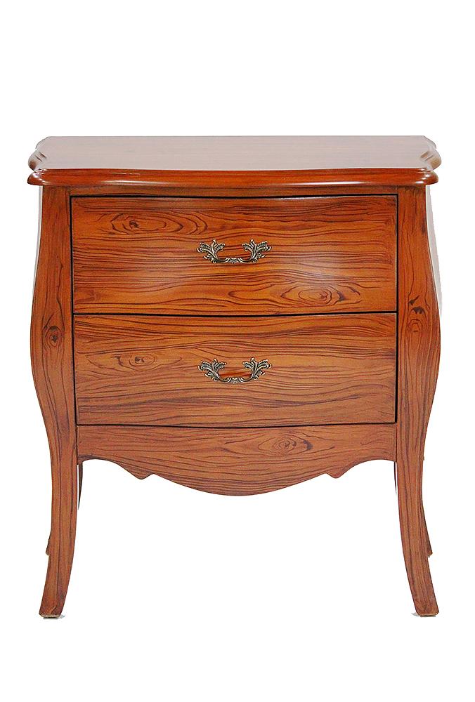 Cabinets Accent Cabinet - 28'.5" X 15" X 30'.25" Mahogany Veneer MDF, Wood Bombay Cabinet with Drawers HomeRoots