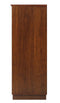 Cabinets Bar Cabinet - 24" X 20" X 52" Walnut Mdf Wine Cabinet HomeRoots