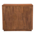 Cabinets Bar Cabinet - 82.5" X 20" X 36.5" Walnut Rubber Bar Cabinet HomeRoots