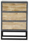 Cabinets Cabinets To Go - 22" X 14" X 31" Gray W/ Distressed Wood MDF, Wood, Iron Accent Cabinet with Distressed Drawers HomeRoots