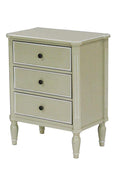 Cabinets Corner Cabinet - 24" X 15" X 30'.5" Beige MDF, Wood Accent Cabinet with Drawers HomeRoots