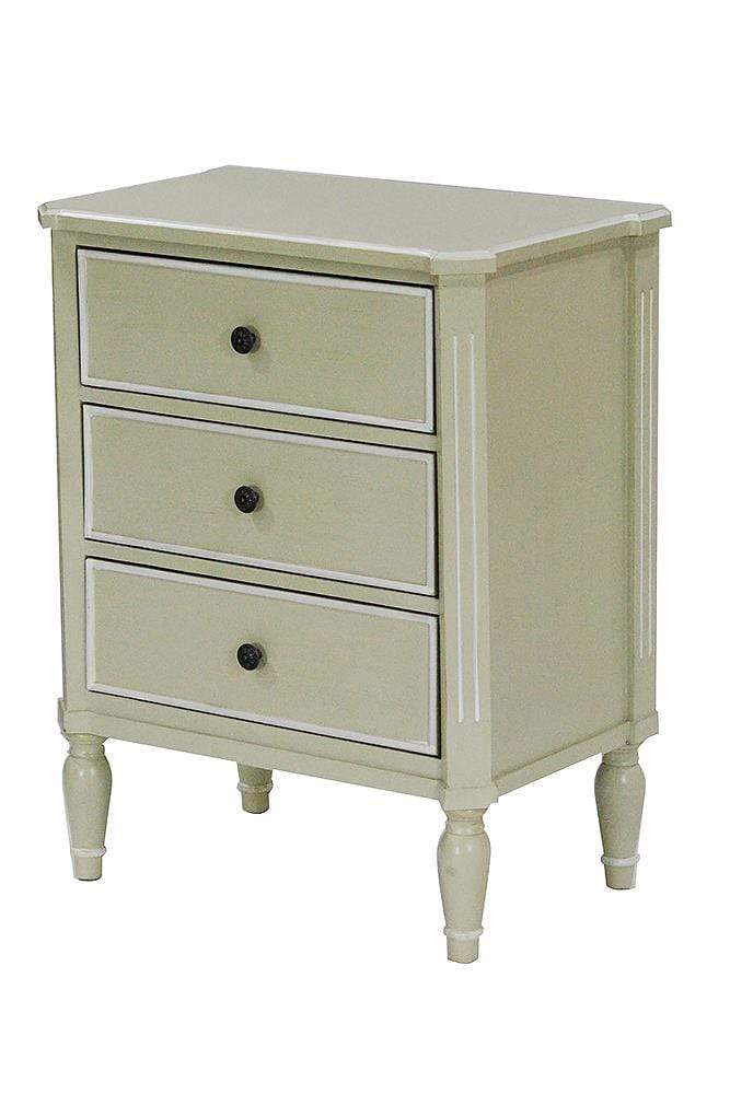 Cabinets Corner Cabinet - 24" X 15" X 30'.5" Beige MDF, Wood Accent Cabinet with Drawers HomeRoots