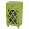 Cabinets Corner Kitchen Cabinet - 16'.75" X 12'.75" X 30'.75" Citron MDF, Wood, Clear Glass Accent Cabinet with a Drawer and Door & Arabesque Inserts HomeRoots