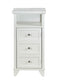 Cabinets Display Cabinet - 16" X 13" X 30" White Cabinet HomeRoots