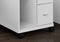 Cabinets Drawer Cabinet - 17'.75" x 17'.75" x 23" White, Particle Board, Hollow-Core, 2 Drawers - Office Cabinet HomeRoots