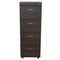Cabinets Filing Cabinets - 52" Espresso Melamine and Engineered Wood File Cabinet with 4 Drawers HomeRoots