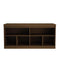 Cabinets Filing Cabinets - 62.99" Nut Brown Buffet Cabinet with 6 Shelves HomeRoots