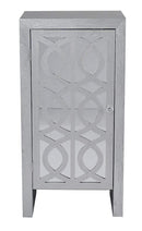 Cabinets Ikea Cabinets - 18" X 13" X 36" Silver MDF, Wood, Mirrored Glass Accent Cabinet with Mirrored Glass Door HomeRoots