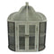 Cabinets Kitchen Cabinets - 11" x 27" x 32" Green, Castle-Like, Wall-Mounted, 2 Door, Wooden - Cabinet HomeRoots