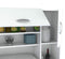 Cabinets Kitchen Cabinets - 66.1" Contemporary White Melamine and Engineered Wood Kitchen Storage Cabinet HomeRoots