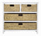 Cabinets Storage Cabinets - 29" X 13'.75" X 25'.5" White Wash W/ Natural Water Hyacinth Wood, MDF, Water Hyacinth Cabinet with Hyacinth Storage Baskets in Tiers HomeRoots