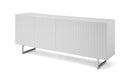Cabinets White Buffet Cabinet - 79" X 18" X 32" White Metal Buffet HomeRoots