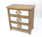 Cabinets Wooden Cabinet - 15.75" x 30" x 32" Tan, Mirrored, 3 Drawer, Wooden - Cabinet HomeRoots