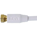 Cables, Connectors & Accessories RG6 Coaxial Cable (25ft; White) Petra Industries