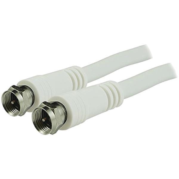 Cables, Connectors & Accessories RG6 Coaxial Cable, 50ft (White) Petra Industries