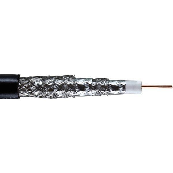 Cables, Connectors & Accessories RG6 Quad-Shield CMR Coaxial Cable, 1000ft Petra Industries