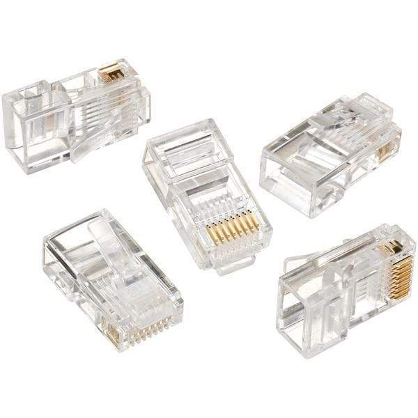 Cables, Connectors & Accessories RJ45 8P8C Mod Plugs (Card of 25) Petra Industries