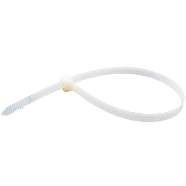 Cables, Connectors & Accessories Self-Locking Nylon Cable Ties, 100 pk (15", clear, 7.6 mm wide, 120lb-tensile strength) Petra Industries