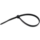 Cables, Connectors & Accessories Self-Locking Nylon Cable Ties, 100 pk (8", black, 4.8 mm wide, 50lb-tensile strength) Petra Industries