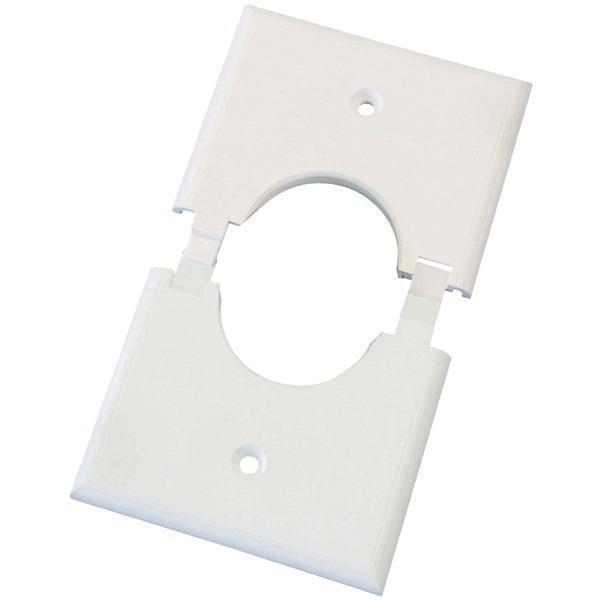 Cables, Connectors & Accessories Single-Gang Splitport(TM) Plus Wall Plate (White) Petra Industries