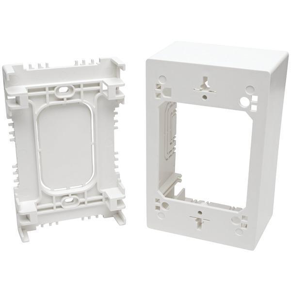 Cables, Connectors & Accessories Single-Gang Surface-Mount Junction Box Wall Plate Petra Industries