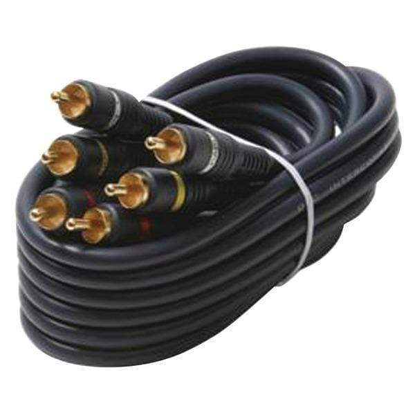 Cables, Connectors & Accessories Triple RCA Composite Video Cable (3ft) Petra Industries